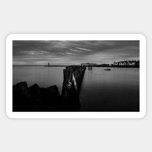 Herd Groyne Lighthouse And Tyne Sticker